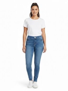 NOBO super high rise jeans stretch two pocket ankle high waisted elastic spandex